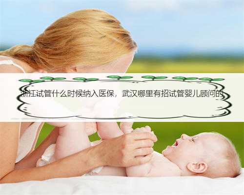 浙江试管什么时候纳入医保，武汉哪里有招试管婴儿顾问的